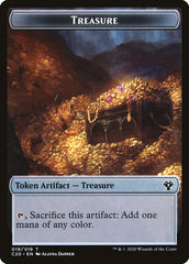 Spirit // Treasure Double-Sided Token [Commander 2020 Tokens] | Jomio and Rueliete's Cards and Comics