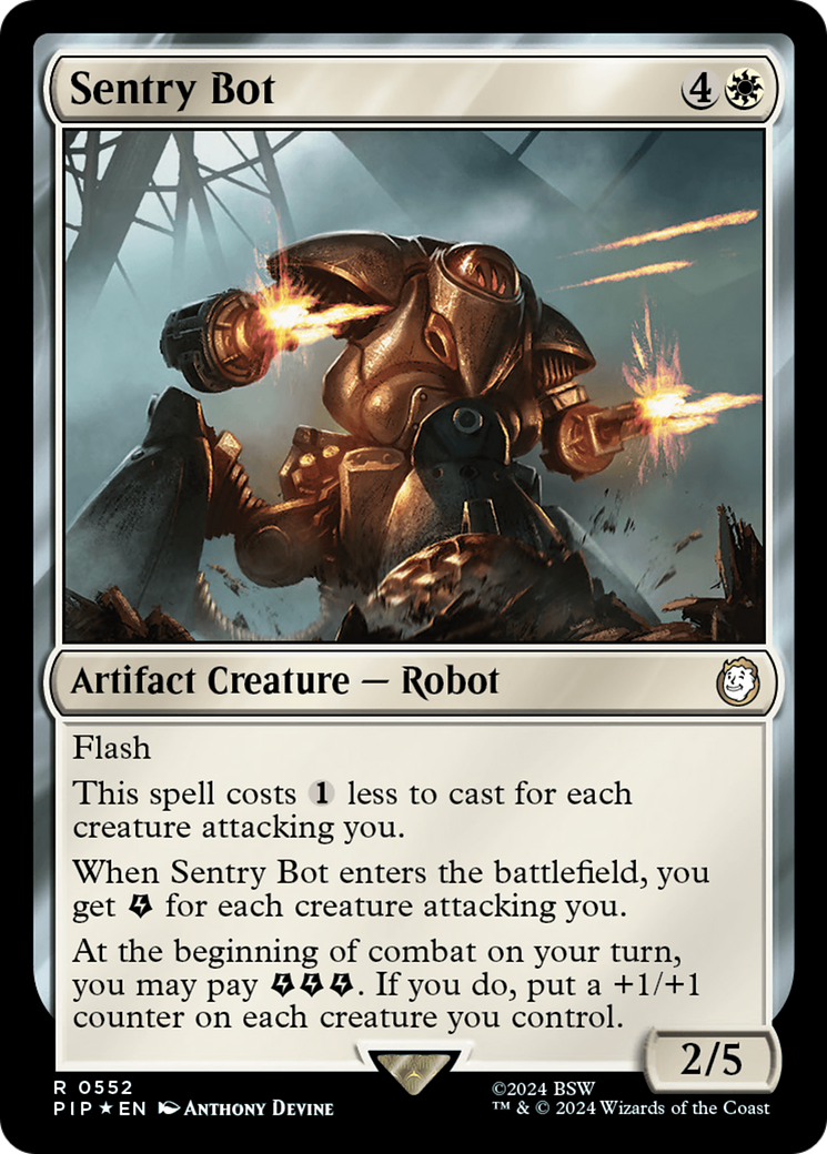 Sentry Bot (Surge Foil) [Fallout] | Jomio and Rueliete's Cards and Comics