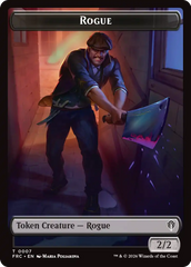 Insect // Rogue Double-Sided Token [Reality Fracture Commander Tokens] | Jomio and Rueliete's Cards and Comics