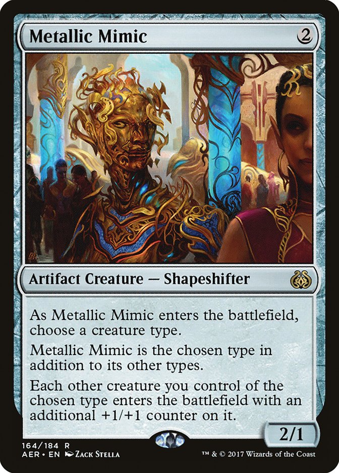Metallic Mimic [Aether Revolt] | Jomio and Rueliete's Cards and Comics