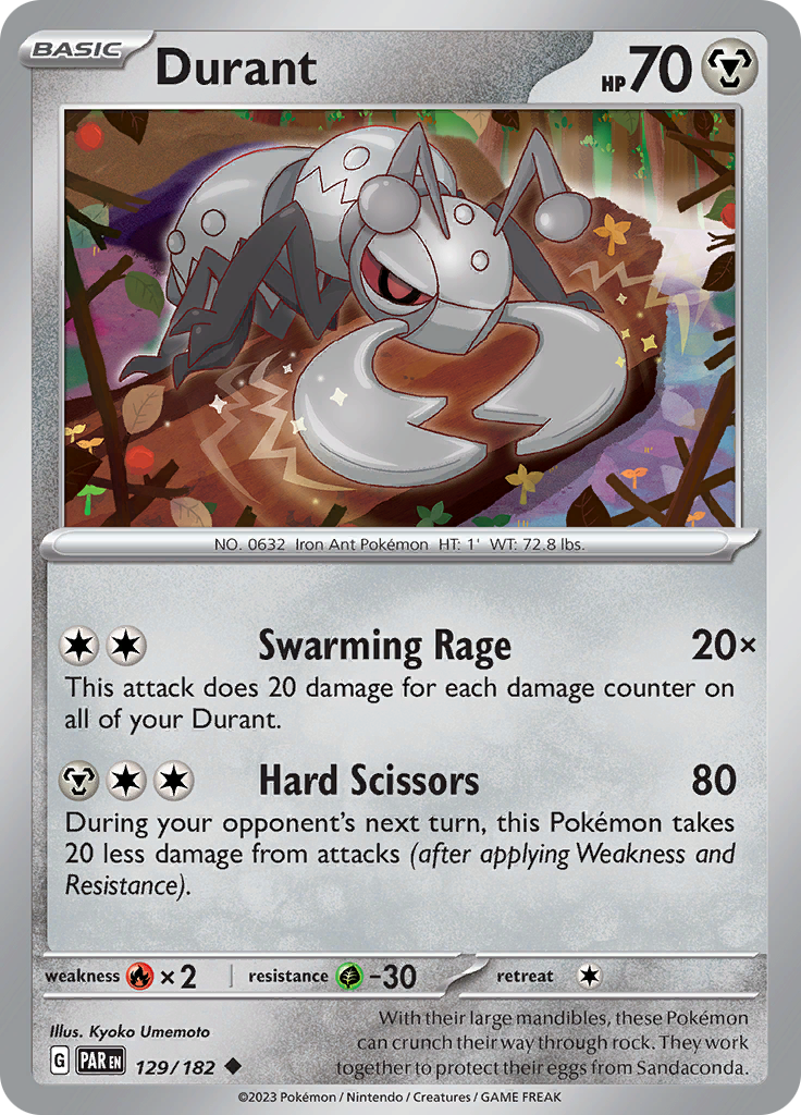 Durant (129/182) [Scarlet & Violet: Paradox Rift] | Jomio and Rueliete's Cards and Comics
