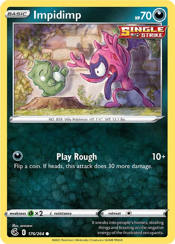 Impidimp (176/264) [Sword & Shield: Fusion Strike] | Jomio and Rueliete's Cards and Comics