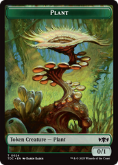 Plant // Goat Double-Sided Token [Tarkir: Dragonstorm Commander Tokens] | Jomio and Rueliete's Cards and Comics