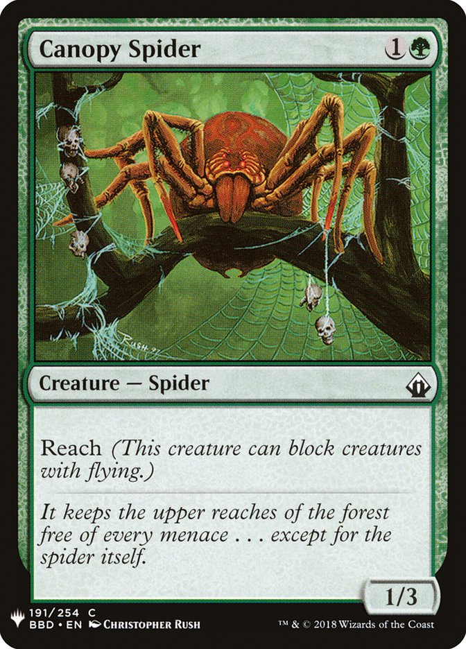 Canopy Spider [Mystery Booster] | Jomio and Rueliete's Cards and Comics