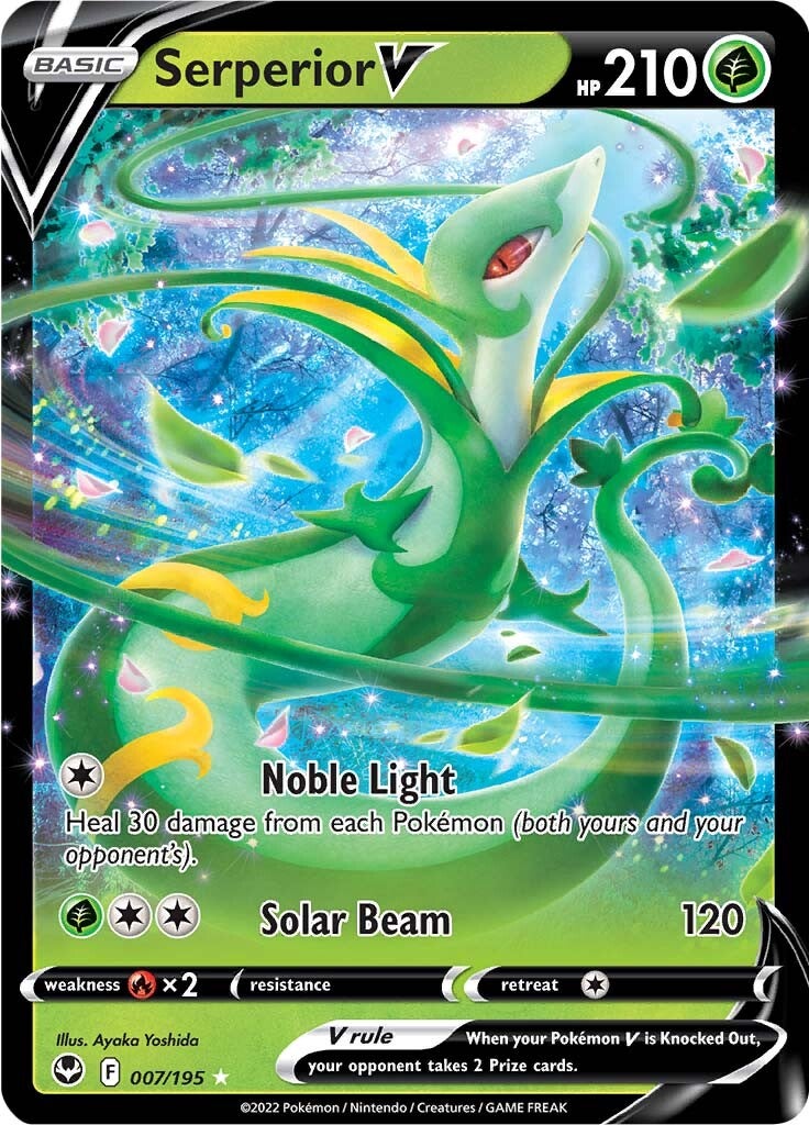 Serperior V (007/195) [Sword & Shield: Silver Tempest] | Jomio and Rueliete's Cards and Comics