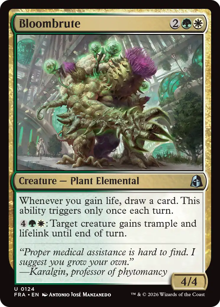 Bloombrute [Reality Fracture] | Jomio and Rueliete's Cards and Comics