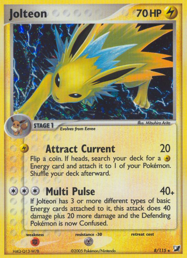 Jolteon (8/115) [EX: Unseen Forces] | Jomio and Rueliete's Cards and Comics