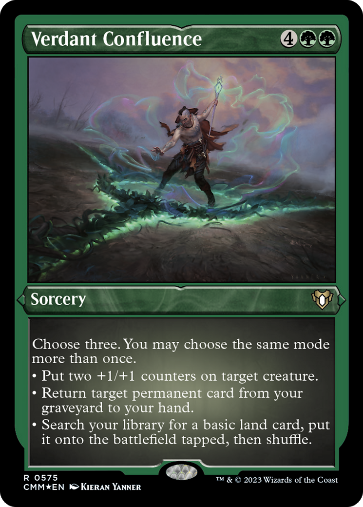 Verdant Confluence (Foil Etched) [Commander Masters] | Jomio and Rueliete's Cards and Comics