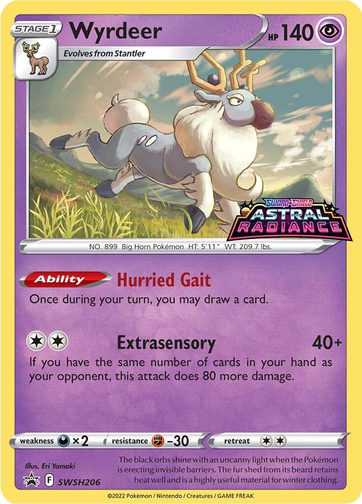 Wyrdeer (SWSH206) [Sword & Shield: Black Star Promos] | Jomio and Rueliete's Cards and Comics