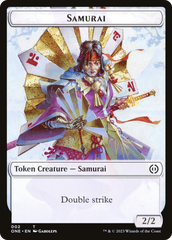 Samurai Token [Phyrexia: All Will Be One Tokens] | Jomio and Rueliete's Cards and Comics