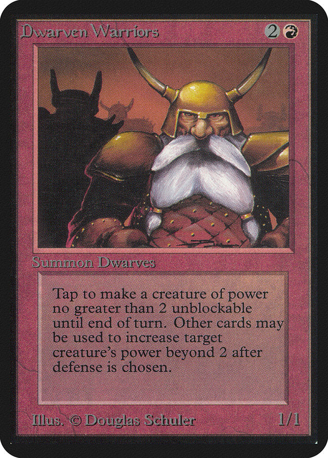 Dwarven Warriors [Alpha Edition] | Jomio and Rueliete's Cards and Comics
