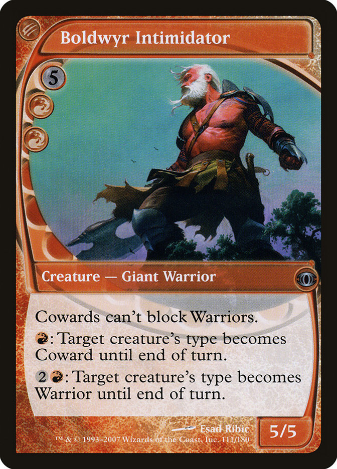 Boldwyr Intimidator [Future Sight] | Jomio and Rueliete's Cards and Comics