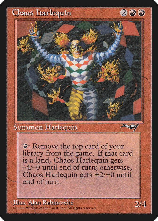 Chaos Harlequin [Alliances] | Jomio and Rueliete's Cards and Comics