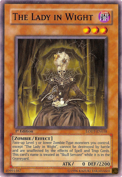 The Lady in Wight [LODT-EN038] Common | Jomio and Rueliete's Cards and Comics