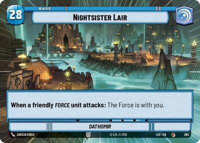 Nightsister Lair (284) (Plastic) (284) [Galactic Championship 2026] | Jomio and Rueliete's Cards and Comics