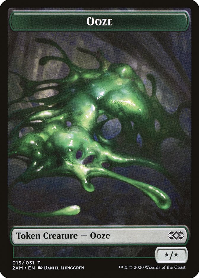 Copy // Ooze Double-Sided Token [Double Masters Tokens] | Jomio and Rueliete's Cards and Comics