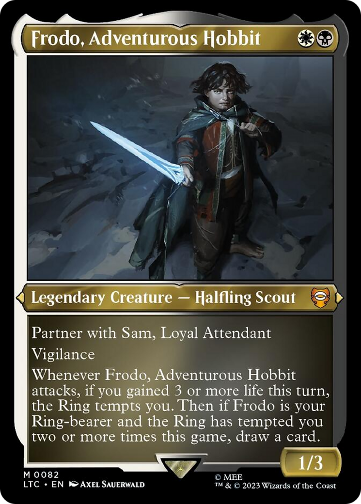 Frodo, Adventurous Hobbit (Display Commander) [The Lord of the Rings: Tales of Middle-Earth Commander] | Jomio and Rueliete's Cards and Comics
