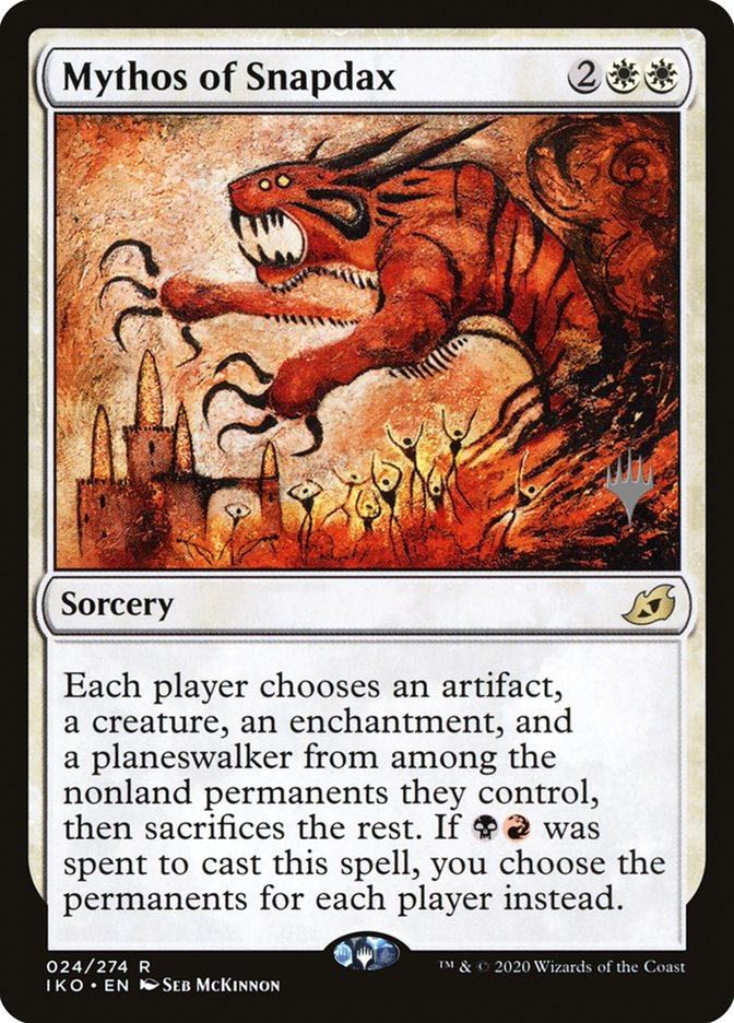 Mythos of Snapdax (Promo Pack) [Ikoria: Lair of Behemoths Promos] | Jomio and Rueliete's Cards and Comics