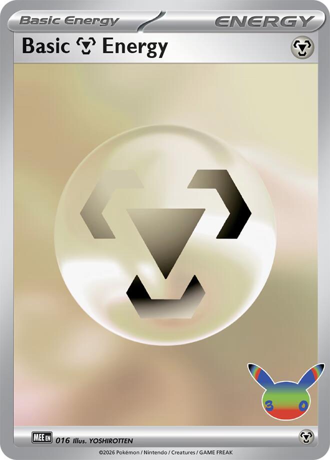 Basic Metal Energy (016) (30th Celebration) [Mega Evolution Energies] | Jomio and Rueliete's Cards and Comics