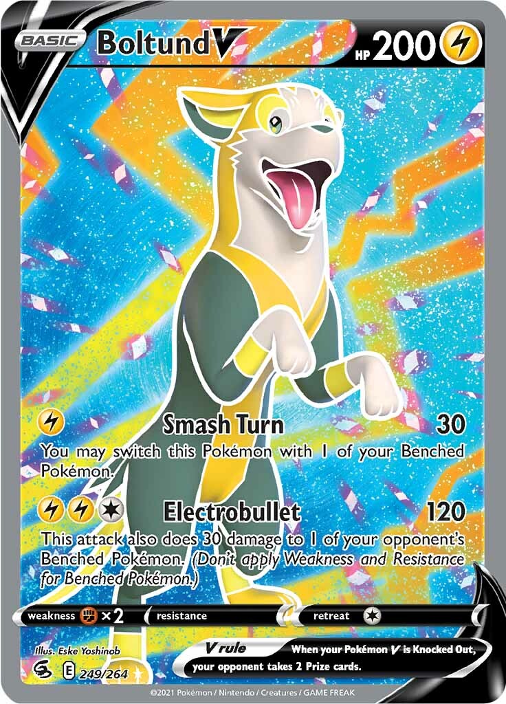 Boltund V (249/264) [Sword & Shield: Fusion Strike] | Jomio and Rueliete's Cards and Comics