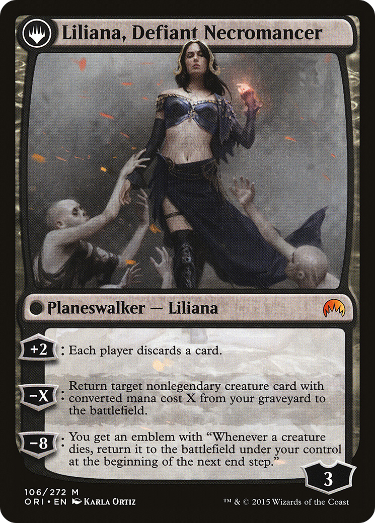 Liliana, Heretical Healer // Liliana, Defiant Necromancer [Secret Lair: From Cute to Brute] | Jomio and Rueliete's Cards and Comics