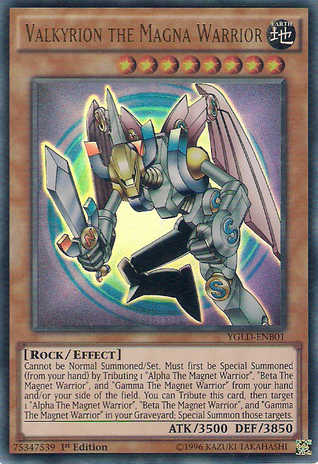 Valkyrion the Magna Warrior [YGLD-ENB01] Ultra Rare | Jomio and Rueliete's Cards and Comics