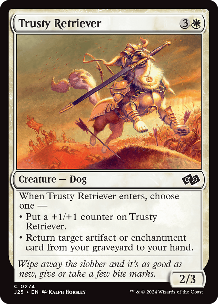 Trusty Retriever [Foundations Jumpstart] | Jomio and Rueliete's Cards and Comics