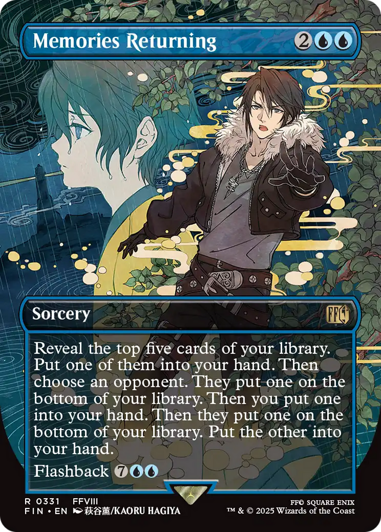 Memories Returning (Borderless) [FINAL FANTASY] | Jomio and Rueliete's Cards and Comics
