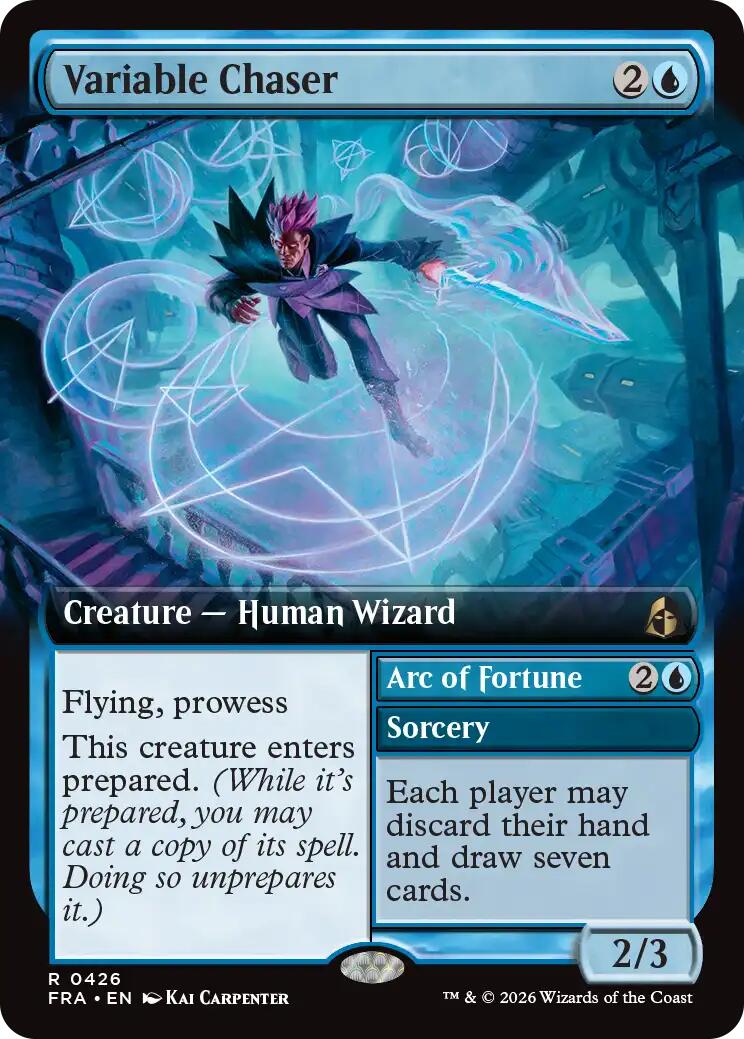 Variable Chaser (Extended Art) [Reality Fracture] | Jomio and Rueliete's Cards and Comics
