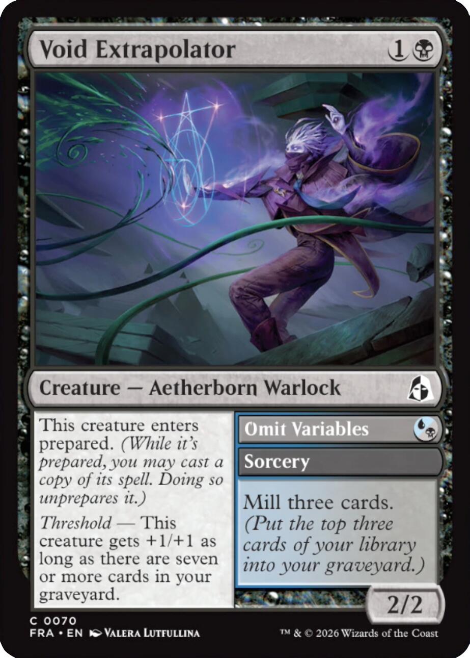 Void Extrapolator [Reality Fracture] | Jomio and Rueliete's Cards and Comics