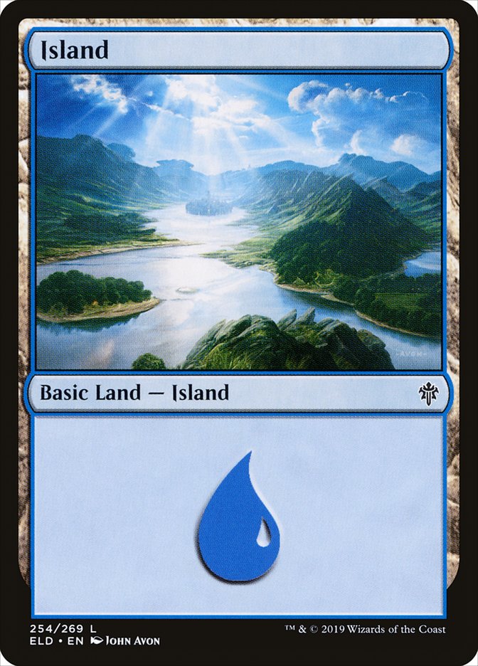 Island (254) [Throne of Eldraine] | Jomio and Rueliete's Cards and Comics