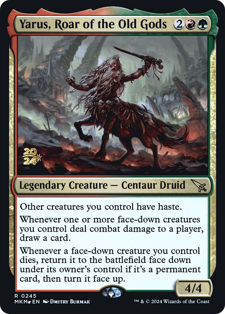 Yarus, Roar of the Old Gods [Murders at Karlov Manor Prerelease Promos] | Jomio and Rueliete's Cards and Comics