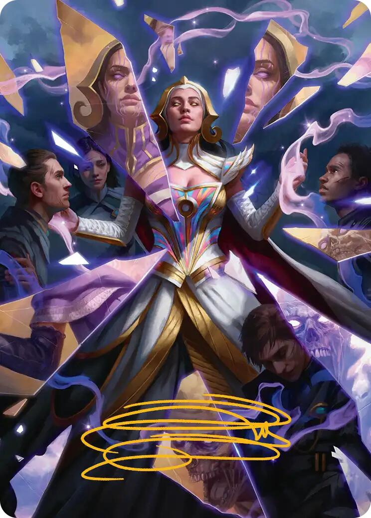 Return to the Light Realms Art Card (5/54) (Gold-Stamped Signature) [Reality Fracture Art Series] | Jomio and Rueliete's Cards and Comics