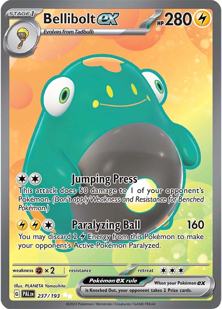 Bellibolt ex (237/193) [Scarlet & Violet: Paldea Evolved] | Jomio and Rueliete's Cards and Comics