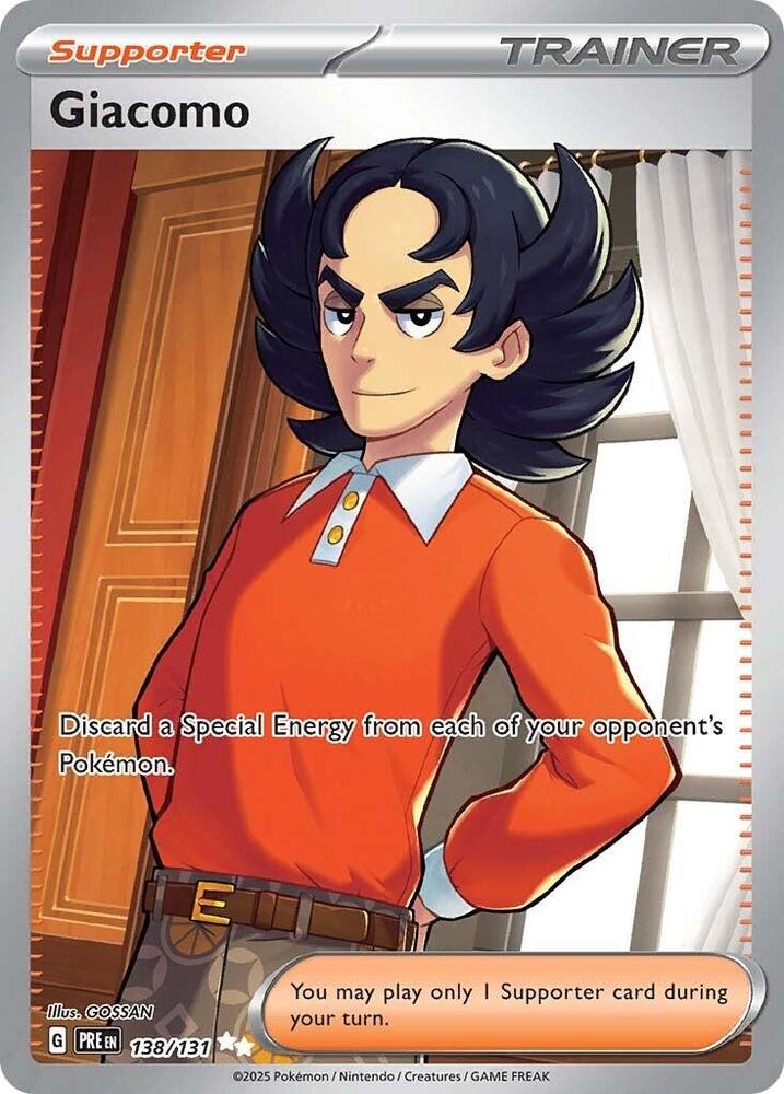 Giacomo (138/131) [Scarlet & Violet: Prismatic Evolutions] | Jomio and Rueliete's Cards and Comics
