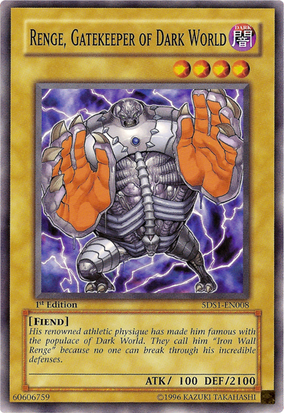 Renge, Gatekeeper of Dark World [5DS1-EN008] Common | Jomio and Rueliete's Cards and Comics