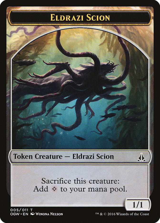 Eldrazi Scion Token (005/011) [Oath of the Gatewatch Tokens] | Jomio and Rueliete's Cards and Comics