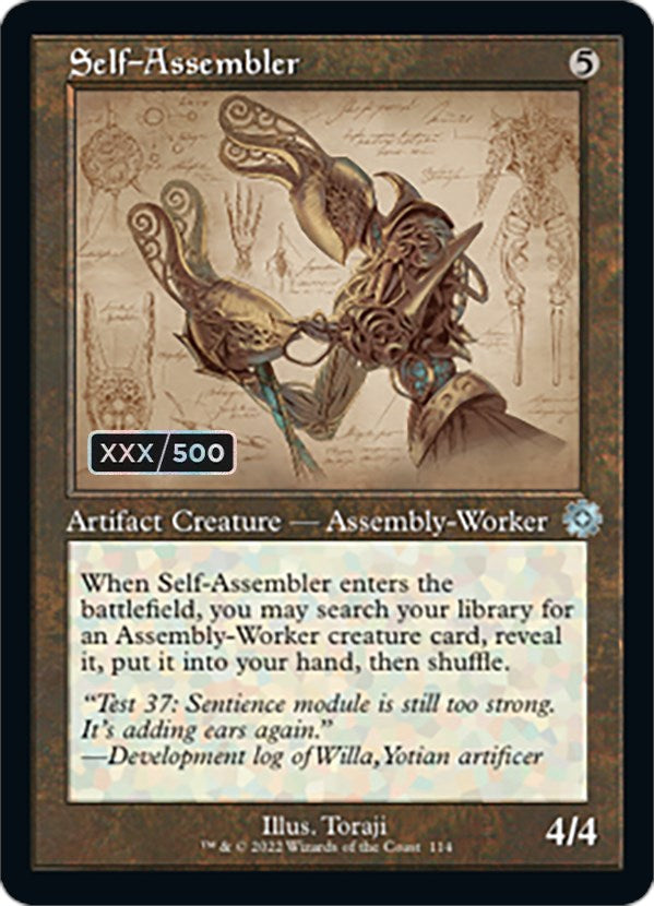 Self-Assembler (Retro Schematic) (Serialized) [The Brothers' War Retro Artifacts] | Jomio and Rueliete's Cards and Comics