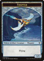 Goat // Thopter Double-Sided Token [Commander 2016 Tokens] | Jomio and Rueliete's Cards and Comics