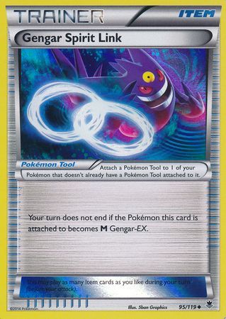 Gengar Spirit Link (95/119) (Alternate Holo GameStop Exclusive) [XY: Phantom Forces] | Jomio and Rueliete's Cards and Comics