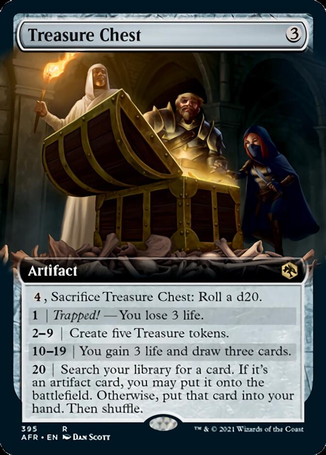 Treasure Chest (Extended Art) [Dungeons & Dragons: Adventures in the Forgotten Realms] | Jomio and Rueliete's Cards and Comics