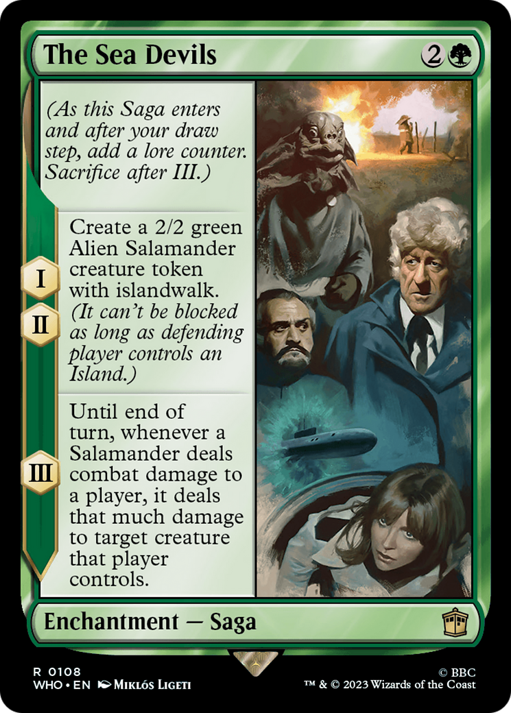 The Sea Devils [Doctor Who] | Jomio and Rueliete's Cards and Comics