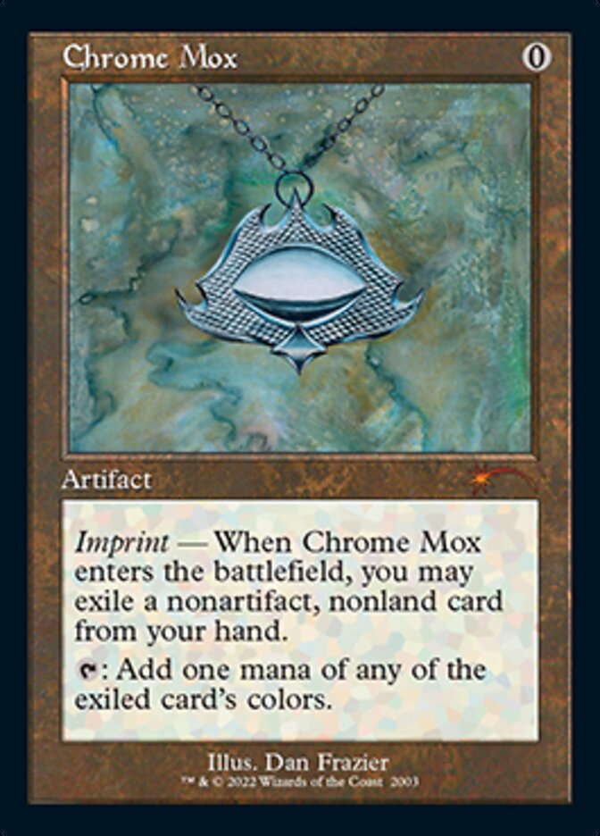 Chrome Mox (Retro) [Secret Lair Countdown Kit] | Jomio and Rueliete's Cards and Comics