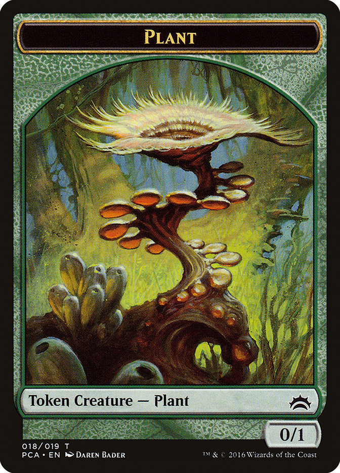 Plant // Ooze (016) Double-Sided Token [Planechase Anthology Tokens] | Jomio and Rueliete's Cards and Comics