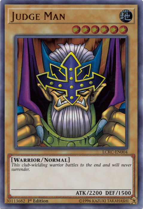 Judge Man [LCKC-EN004] Ultra Rare | Jomio and Rueliete's Cards and Comics