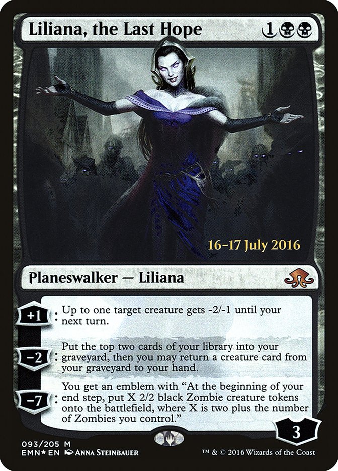 Liliana, the Last Hope [Eldritch Moon Prerelease Promos] | Jomio and Rueliete's Cards and Comics