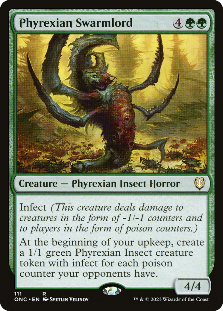 Phyrexian Swarmlord [Phyrexia: All Will Be One Commander] | Jomio and Rueliete's Cards and Comics