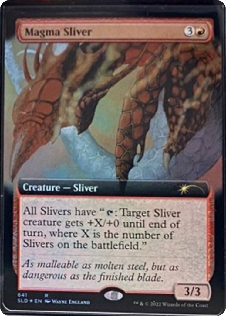 Magma Sliver (Extended Art) [Secret Lair Drop Series] | Jomio and Rueliete's Cards and Comics