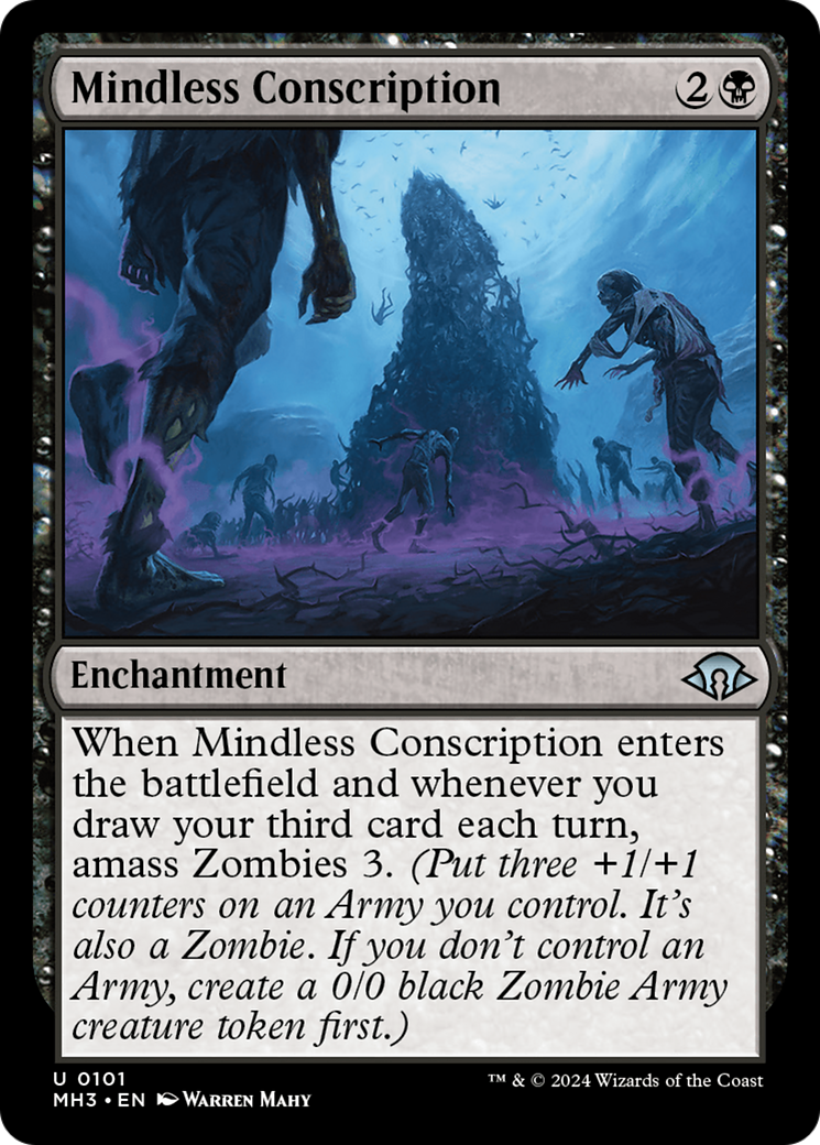 Mindless Conscription [Modern Horizons 3] | Jomio and Rueliete's Cards and Comics