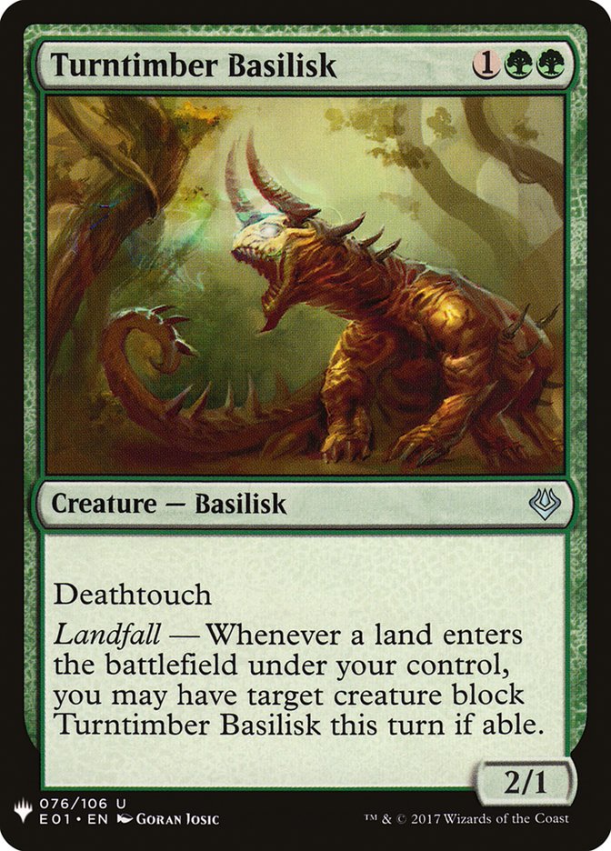 Turntimber Basilisk [Mystery Booster] | Jomio and Rueliete's Cards and Comics